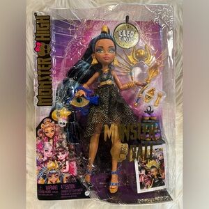 🆕 Monster High Monster Ball Cleo D’Nile Doll NIB
